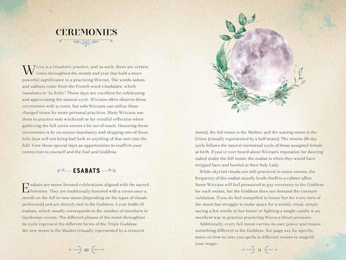 WICCA MAGIC: A HANDBOOK OF WICCAN HISTORY, TRADITIONS, AND RITUALS - HOLLYHOCK.